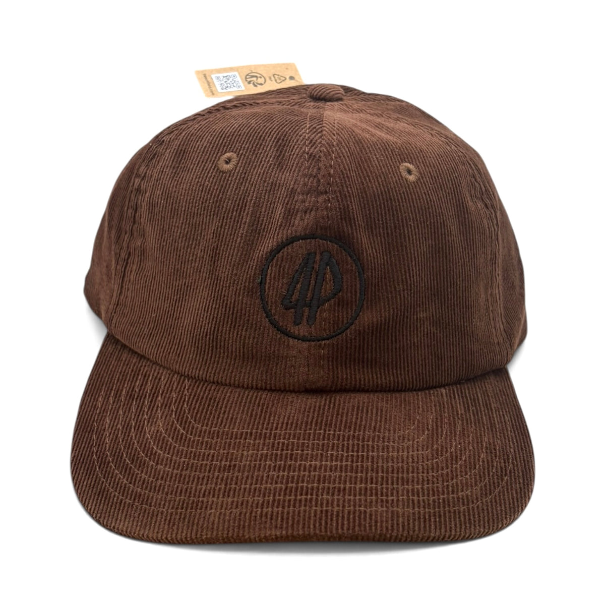 Fourpegsbmx 4P Circle Vintage Corduroy Kappe / Cap Brown/Black