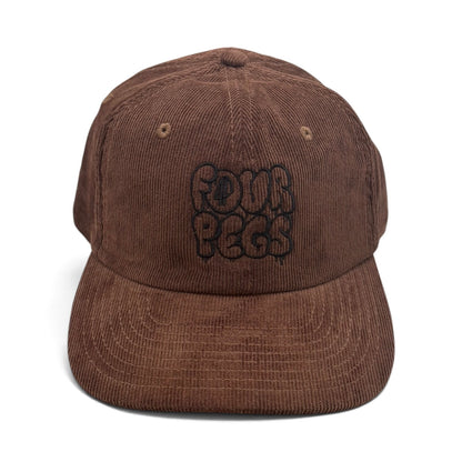 Fourpegsbmx Graffiti Vintage Corduroy Kappe / Cap Brown/Black