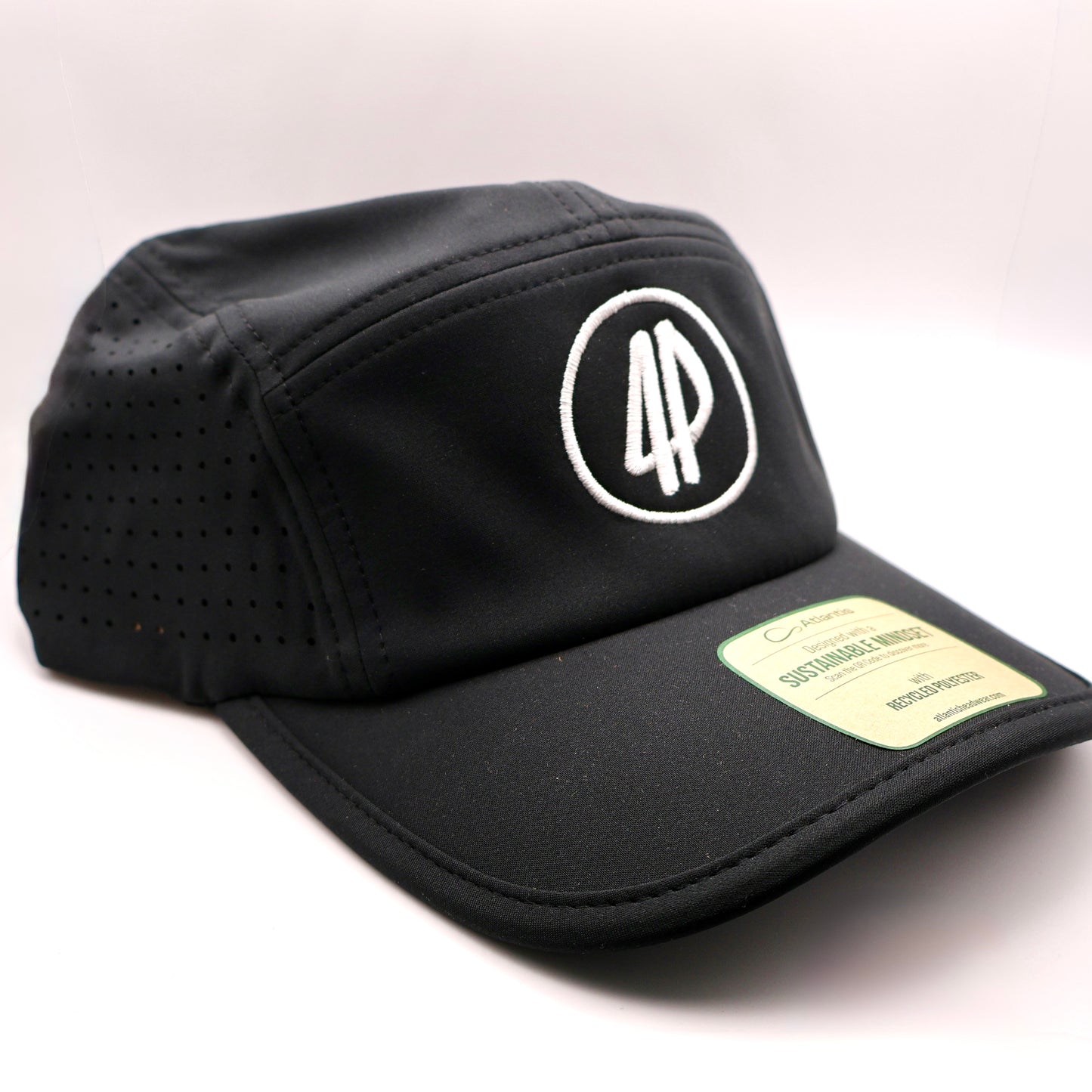 Fourpegsbmx 4P Circle Runners Light Kappe / Cap Black/White