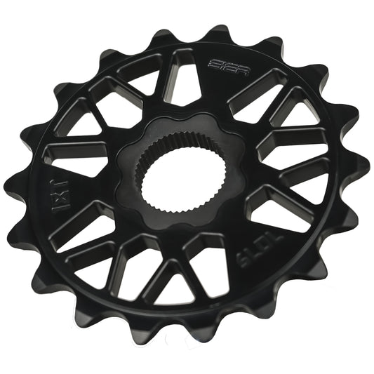 Sier Juhachi Spline Drive 19mm Kettenblatt / Sprocket 18T Black