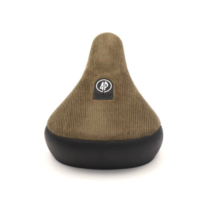 Fourpegsbmx Flatland V3 Corduroy Pivotal Sattel / Seat Green