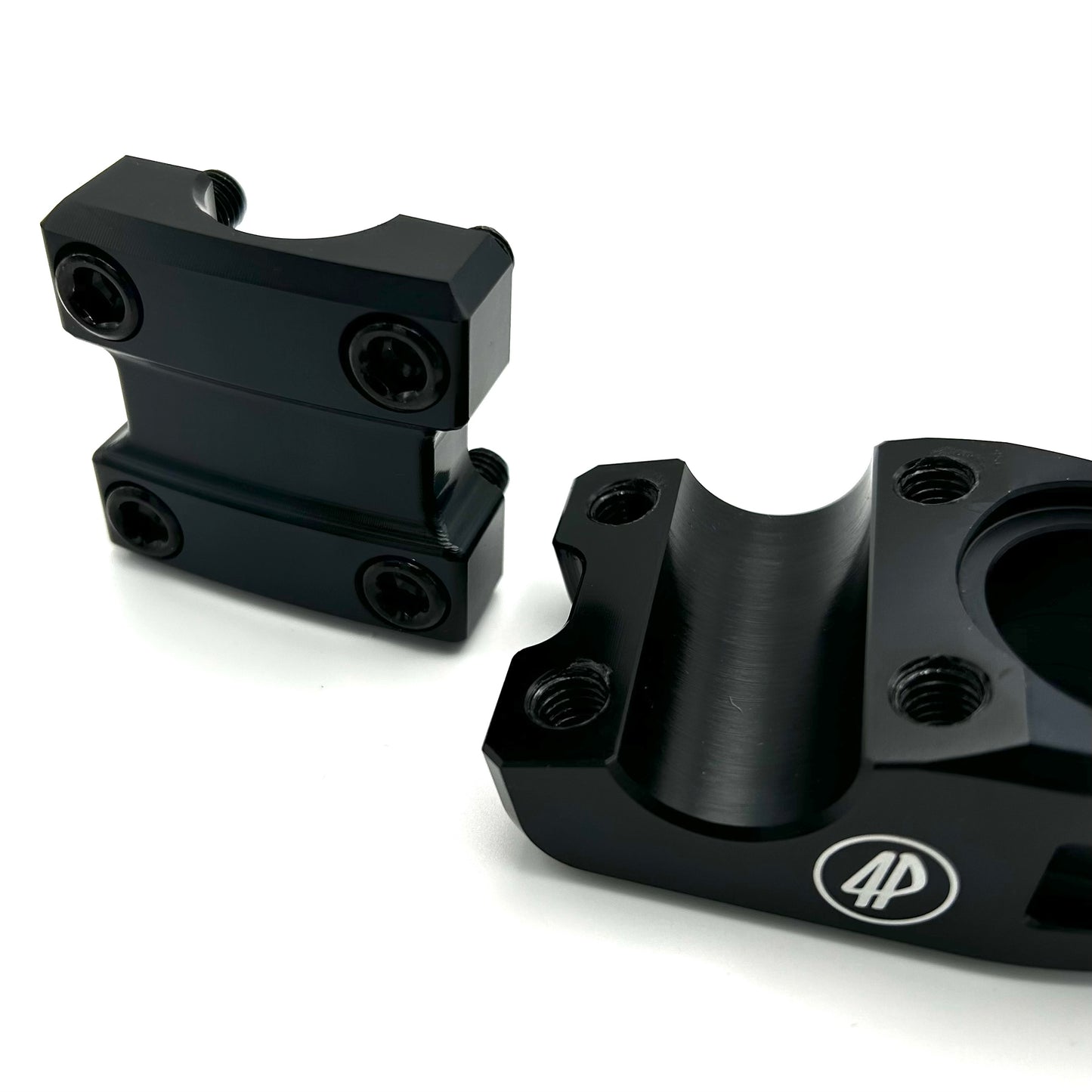 Fourpegsbmx Topload 37mm Vorbau / Stem Black w/Black Bolts