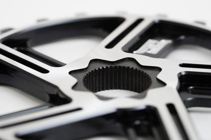 Nous Dew Spline Drive 19mm Kettenblatt / Sprocket 25T Black/Polished