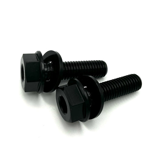 Fourpegsbmx FEC Titanium Female Schraube / Bolt Black