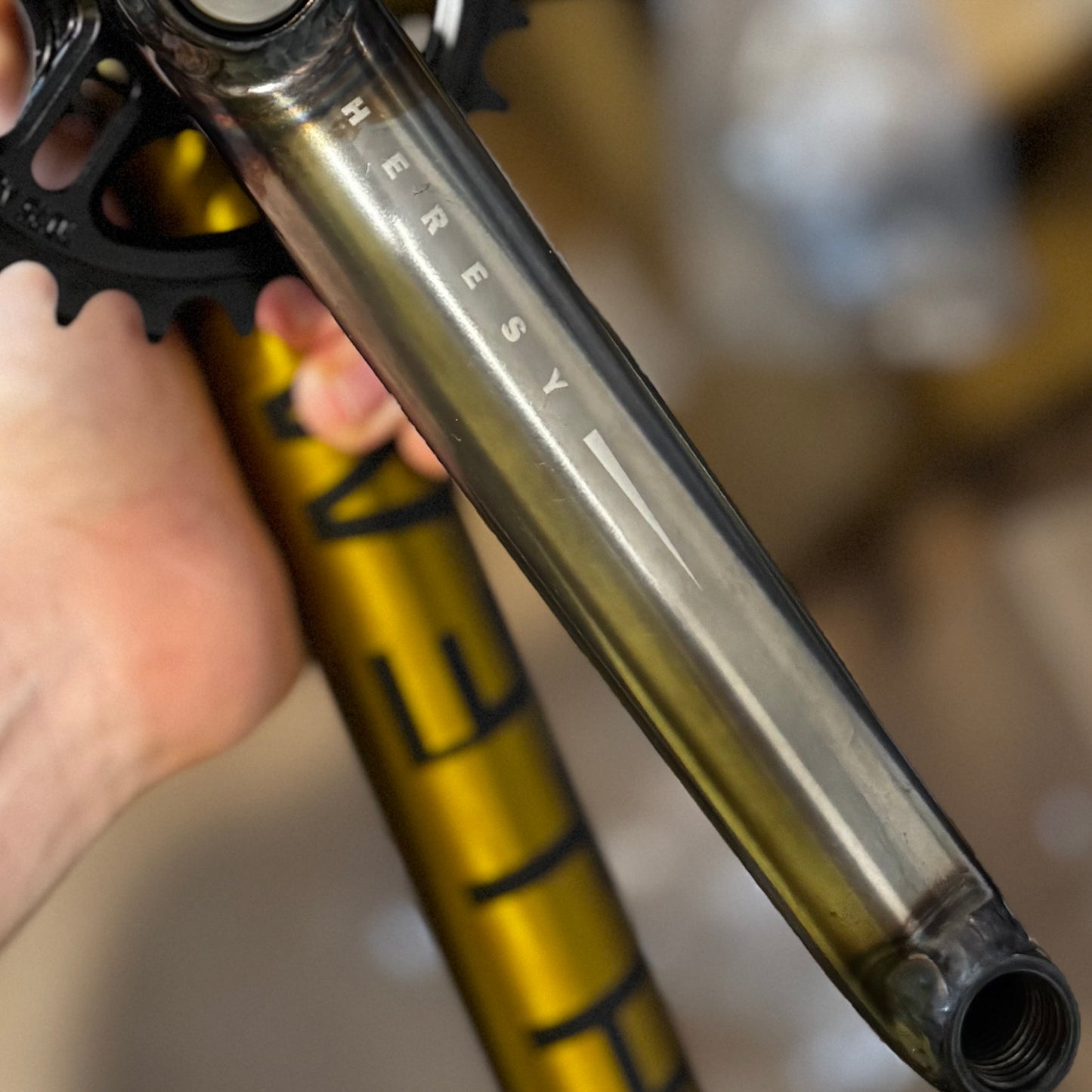 Heresy Execution 160mm Kurbel / Cranks Raw