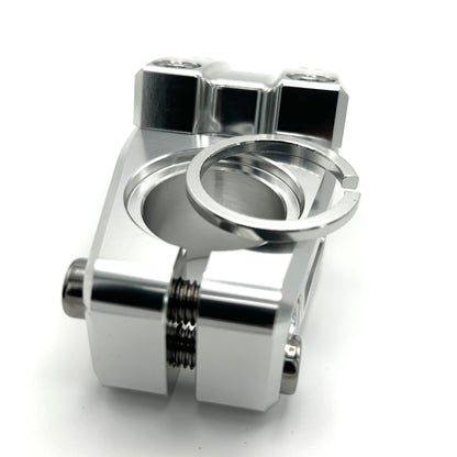 Fourpegsbmx Topload 47mm Vorbau / Stem Polished w/Silver Bolts