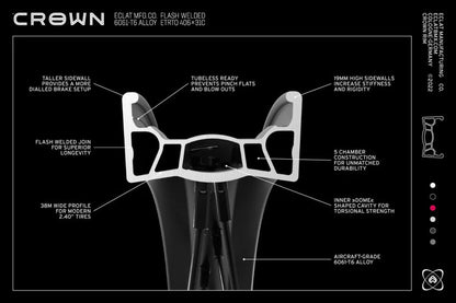 Eclat Crown Felge / Rim Chrome