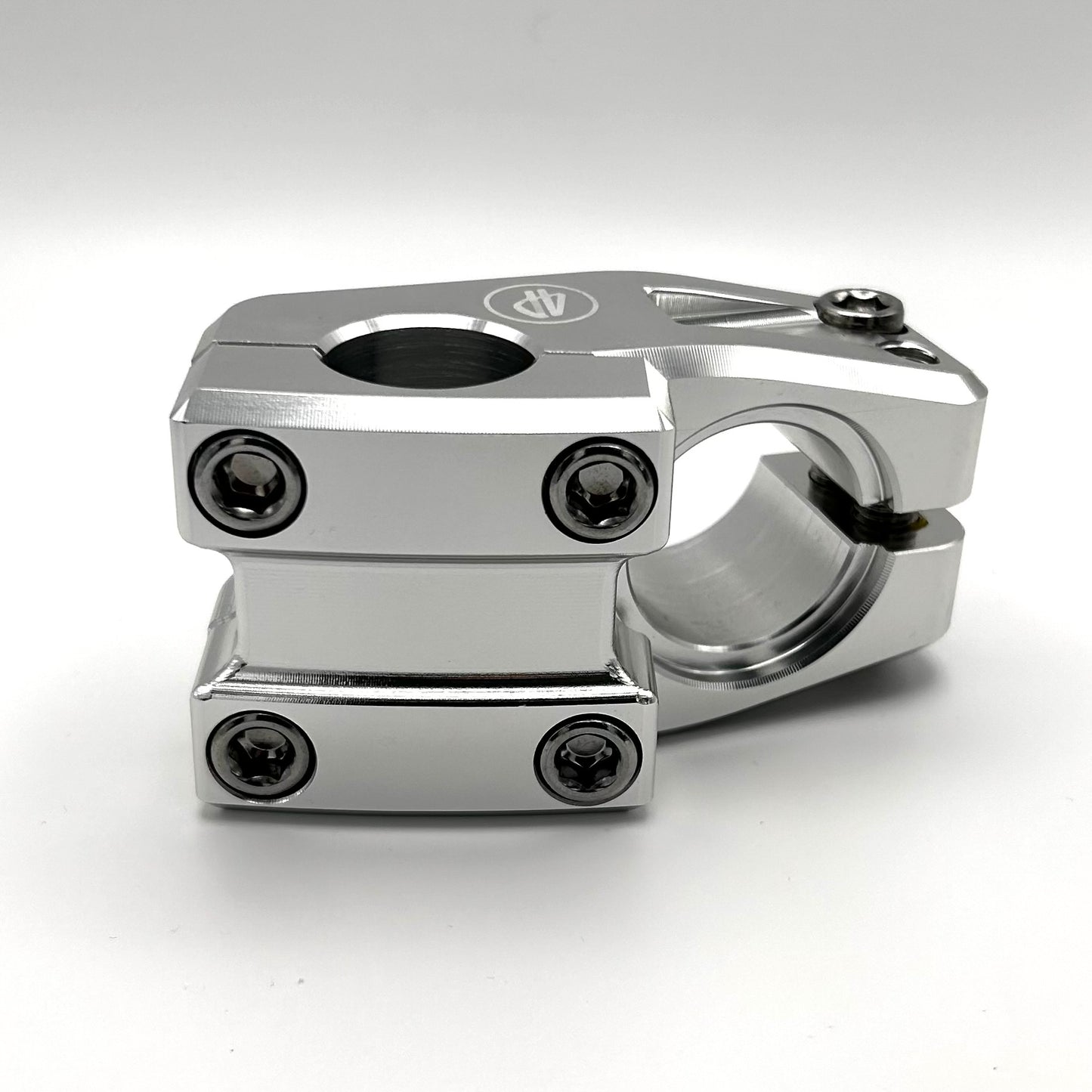 Fourpegsbmx Topload 37mm Vorbau / Stem Polished w/Silver Bolts