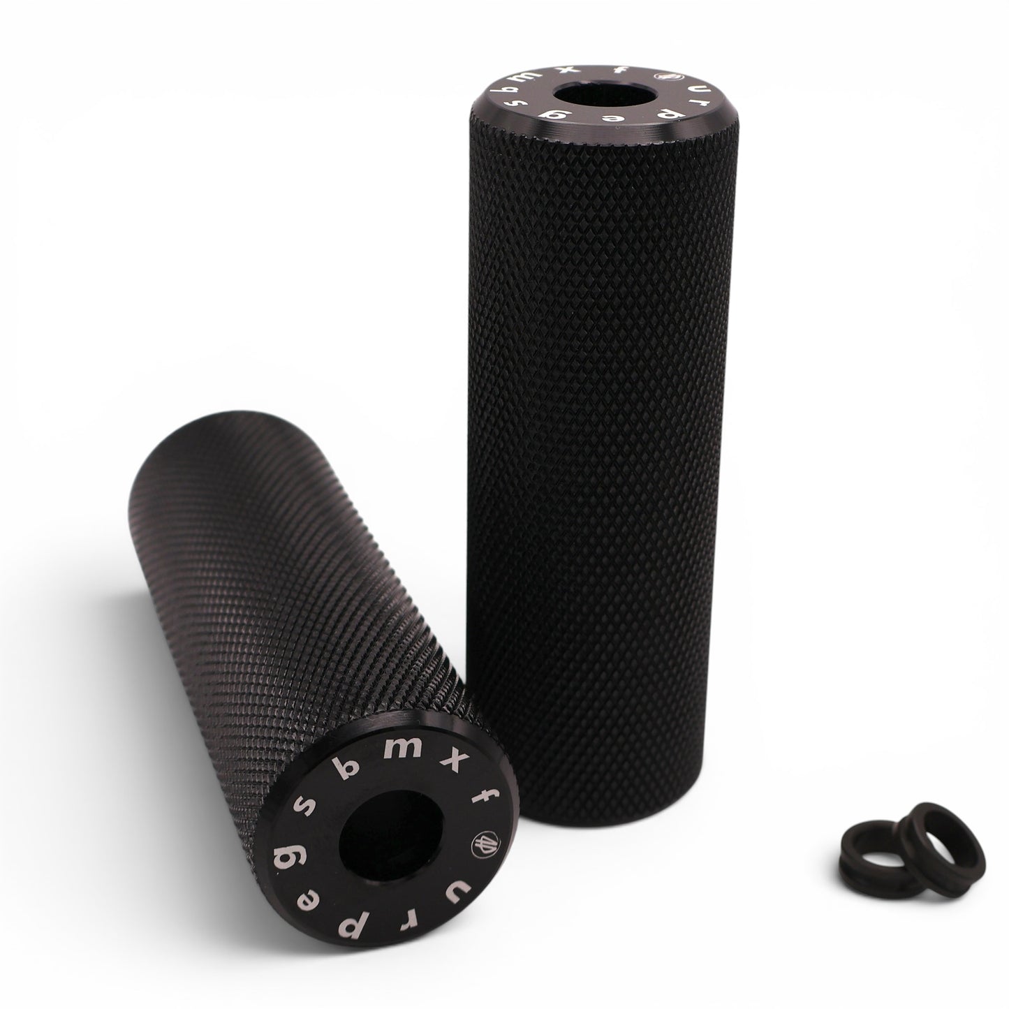 Fourpegsbmx Knurly Black Pegs Flatland