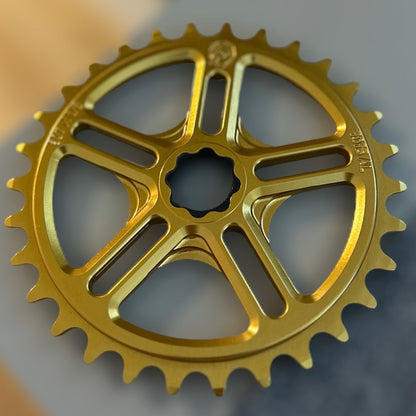 Profile Racing Spline Drive 19mm Kettenblatt / Sprocket 30T Gold