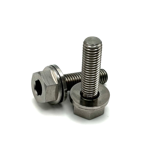 Fourpegsbmx FEC Titanium Female Schraube / Bolt Raw