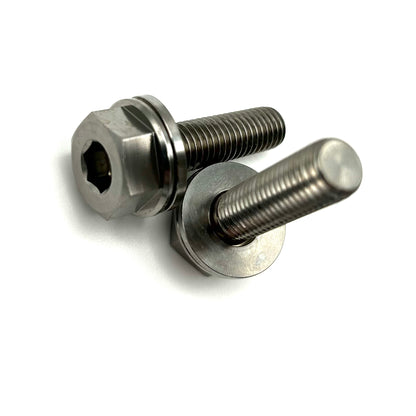 Fourpegsbmx FEC Titanium Female Schraube / Bolt Raw