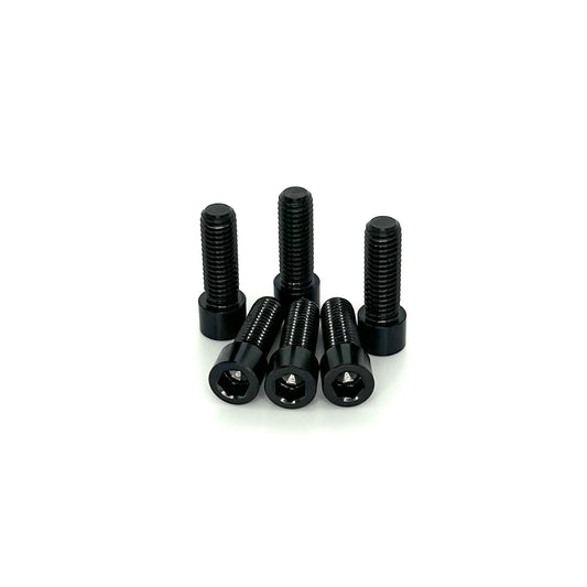 Fourpegsbmx Metric Titanium Vorbauschrauben / Stem Bolts Black