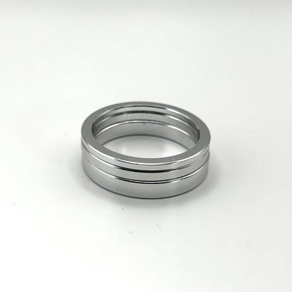 Fourpegsbmx Trio Aluminium Steuersatz / Headset Spacers Polished