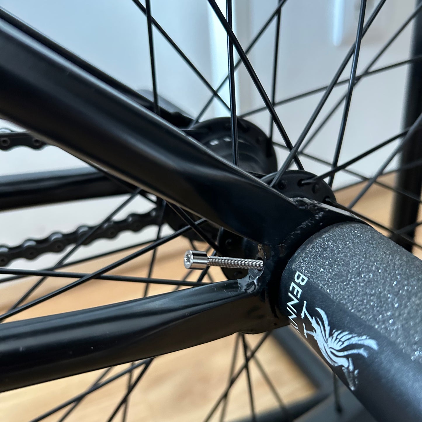 Fourpegsbmx M3 (for Haro Frames) Black Titanium Kettenspanner / Chain Tensioners