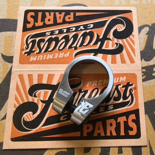 Far East Cycles Titanium Sattelklemme / Seatclamp Raw