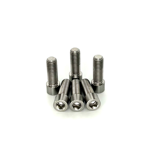 Fourpegsbmx Metric Titanium Vorbauschrauben / Stem Bolts Raw