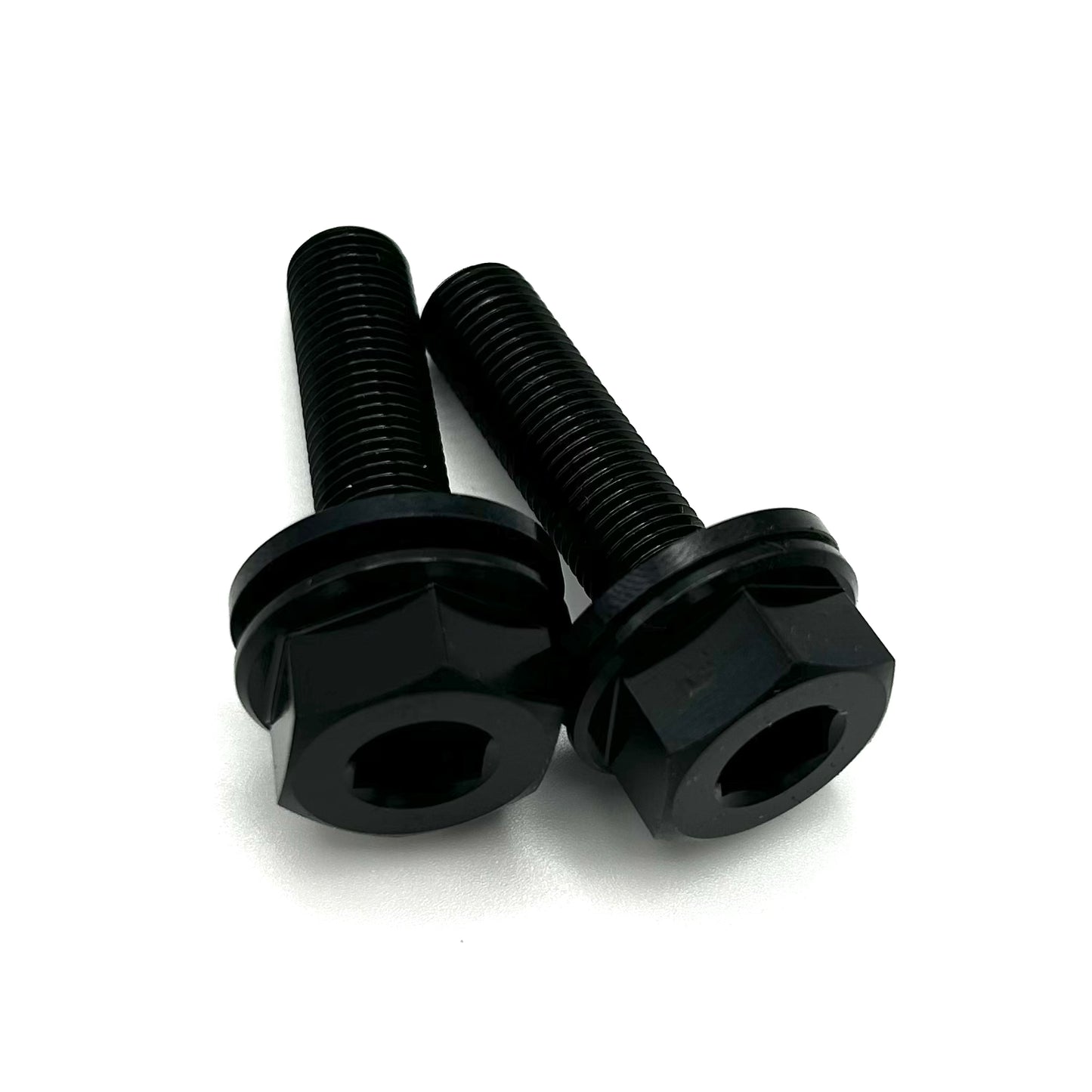 Fourpegsbmx Metric Titanium Female Schraube / Bolt Black