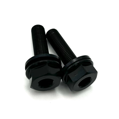 Fourpegsbmx Metric Titanium Female Schraube / Bolt Black
