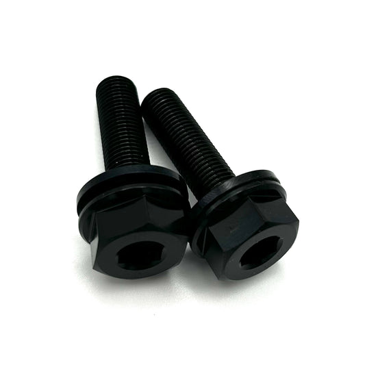 Fourpegsbmx Metric Titanium Female Schraube / Bolt Black