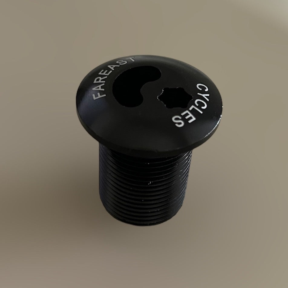 Far East Cycles M22 Gabelschraube / Top Bolt Black