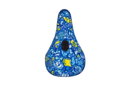 Odyssey Yeah Hot Seat Pivotal Sattel / Seat Blue/White/Yellow
