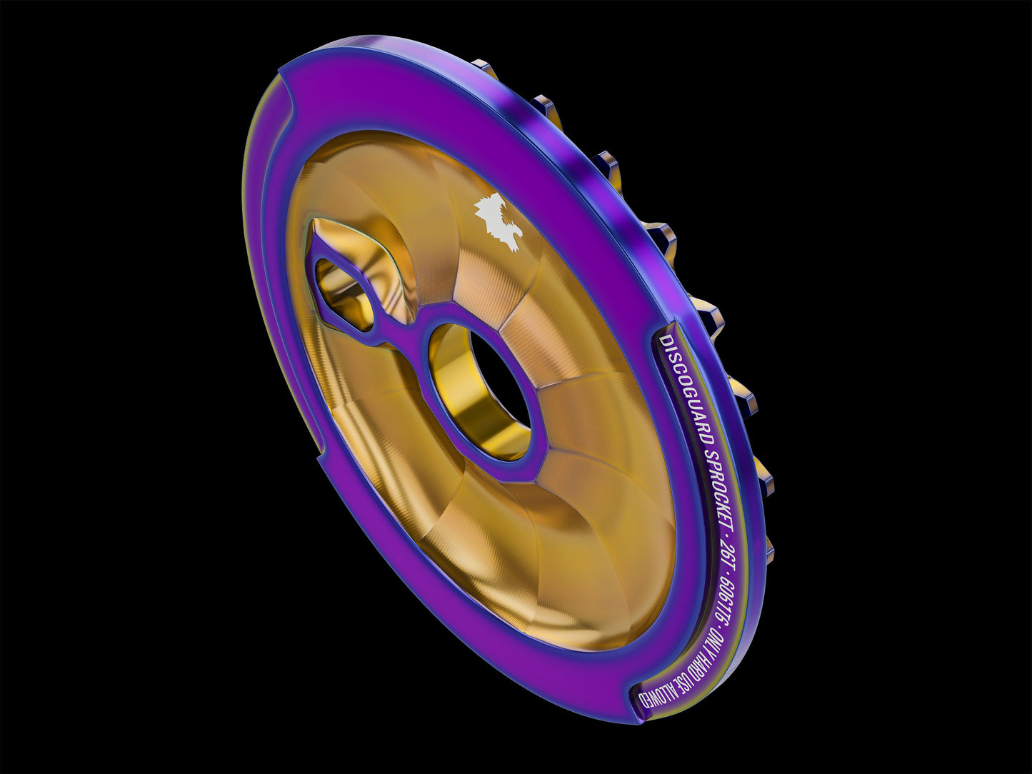 Stress Disco Guard Kettenblatt / Sprocket 26T Oil Slick