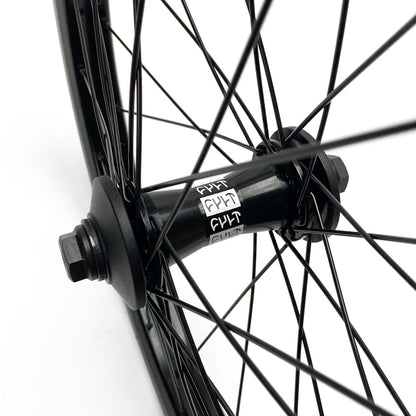 Cult Match V2 Crew Vorderrad / Front Wheel Black