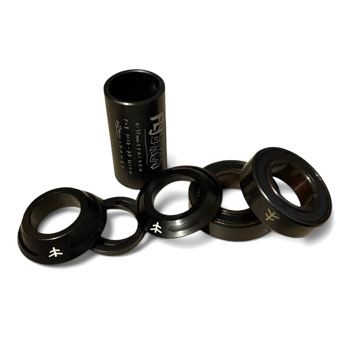 Flybikes Rotar Mid Innenlager / Bottom Bracket 22mm Black