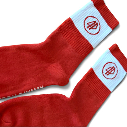 Fourpegsbmx AR Socks Red/White