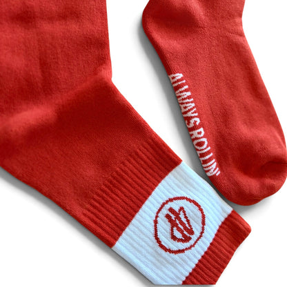 Fourpegsbmx AR Socks Red/White