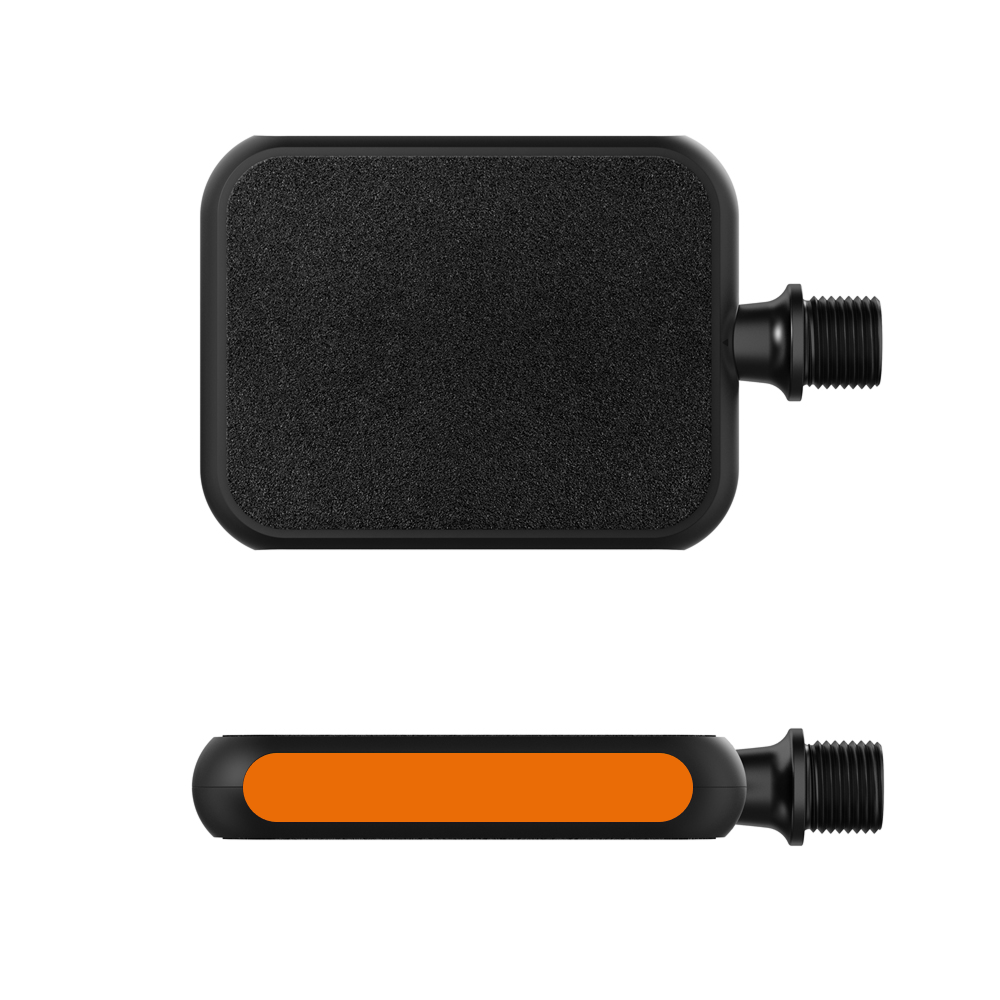 Moto Micro Black/Orange Flatland Pedals