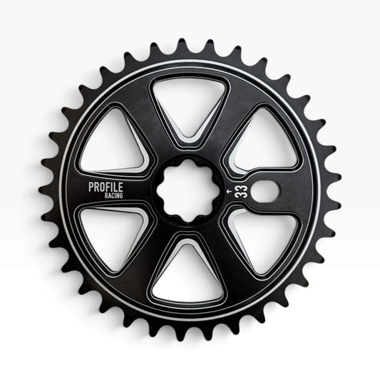 Profile Racing Sabre Universal Spline Drive Kettenblatt / Sprocket 33T Black