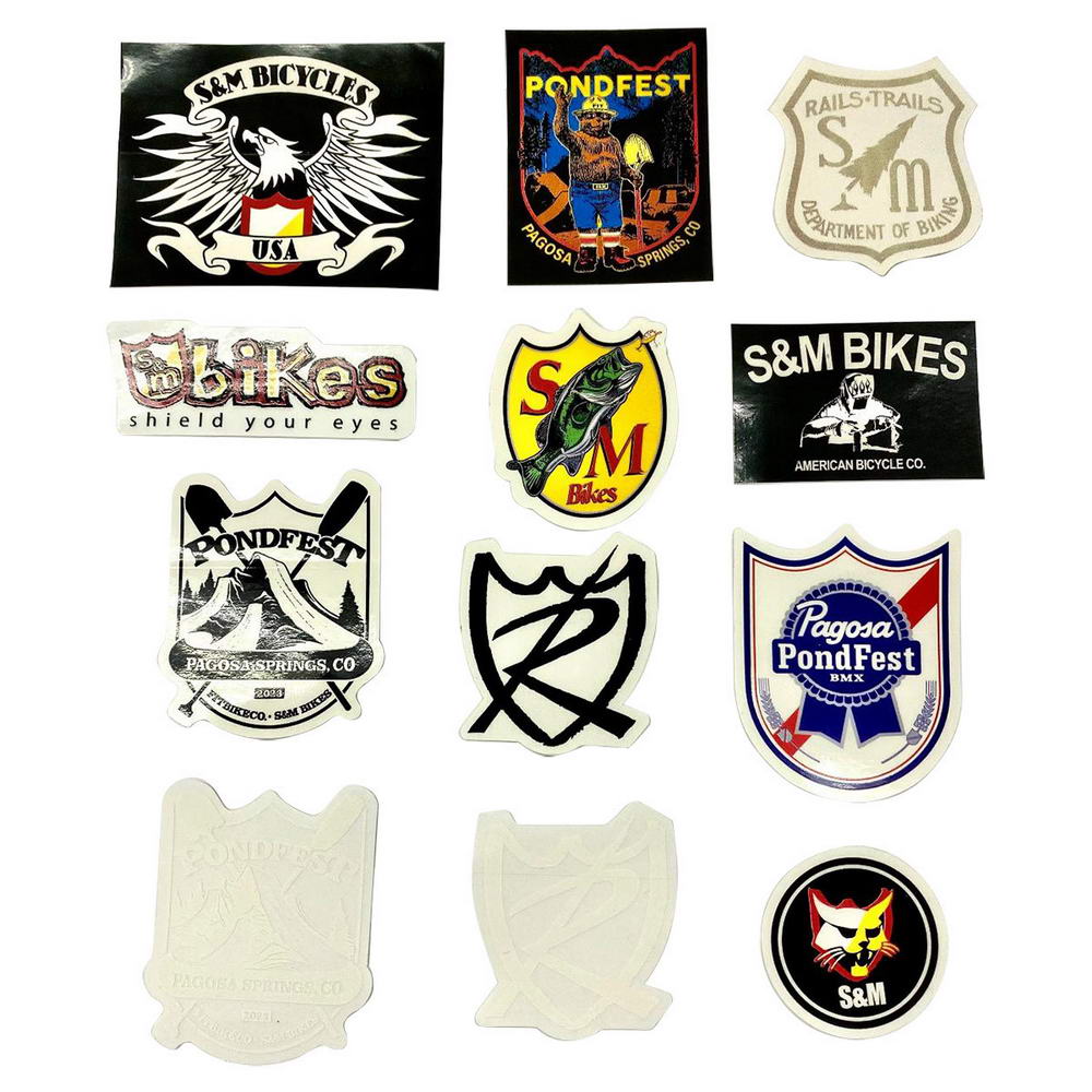 S&M Bikes 12er Stickerpack