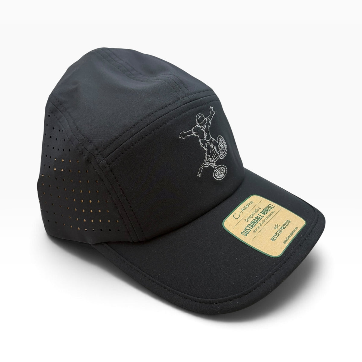 Fourpegsbmx SVB Sports Light Kappe / Cap Black/White
