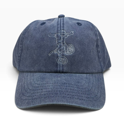 Fourpegsbmx SVB Vintage Kappe / Cap Blue/White