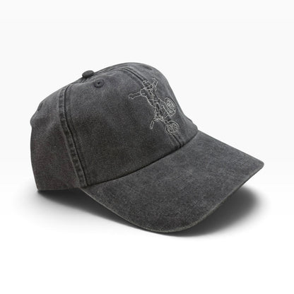 Fourpegsbmx SVB Vintage Kappe / Cap Grey/White
