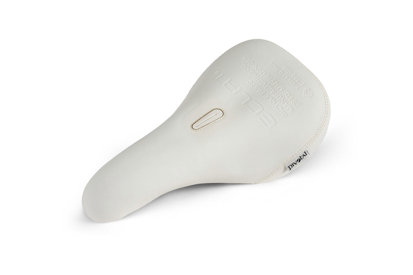 Eclat Bios Leather Slim Pivotal Sattel / Seat White