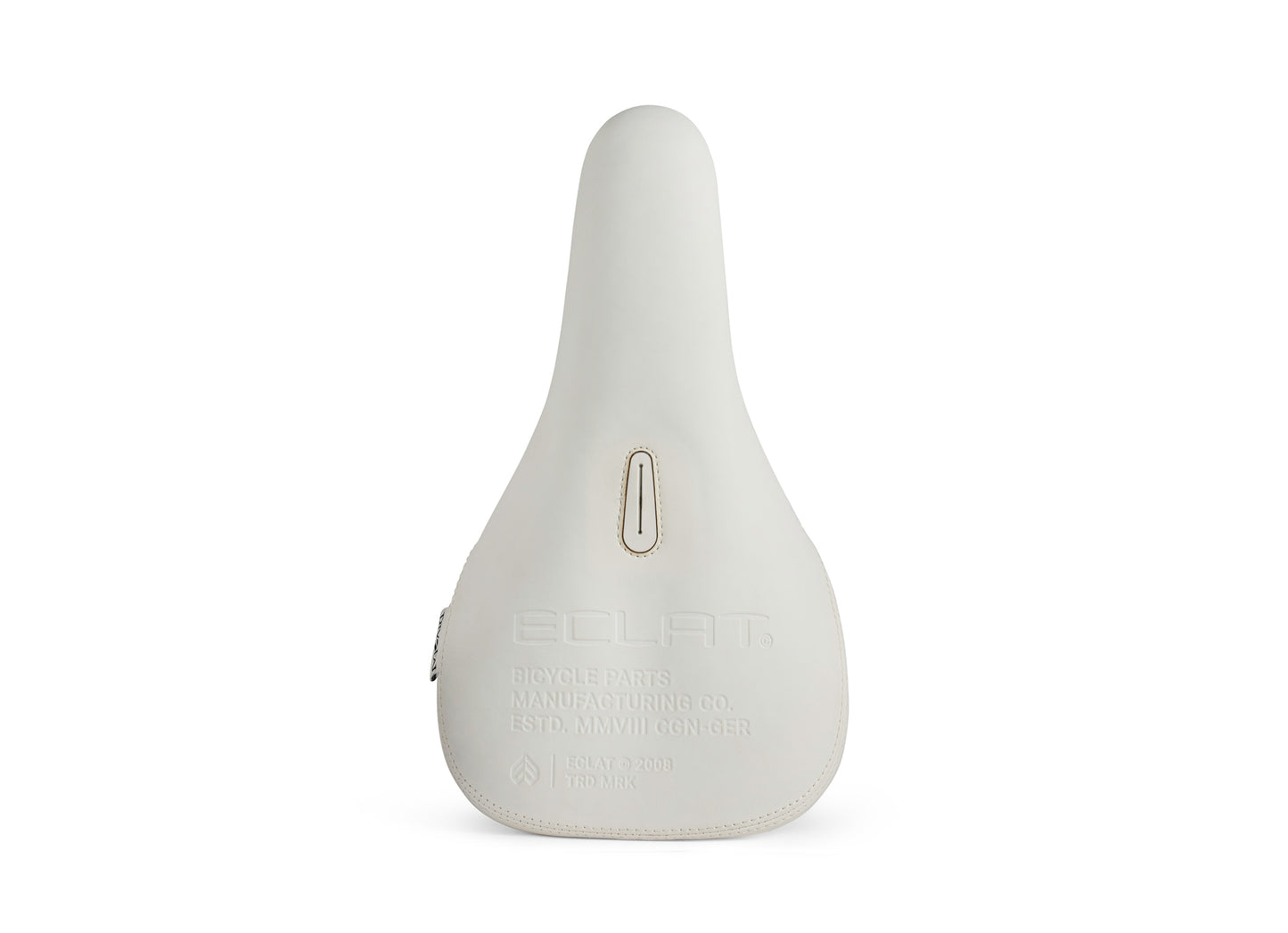 Eclat Bios Leather Slim Pivotal Sattel / Seat White