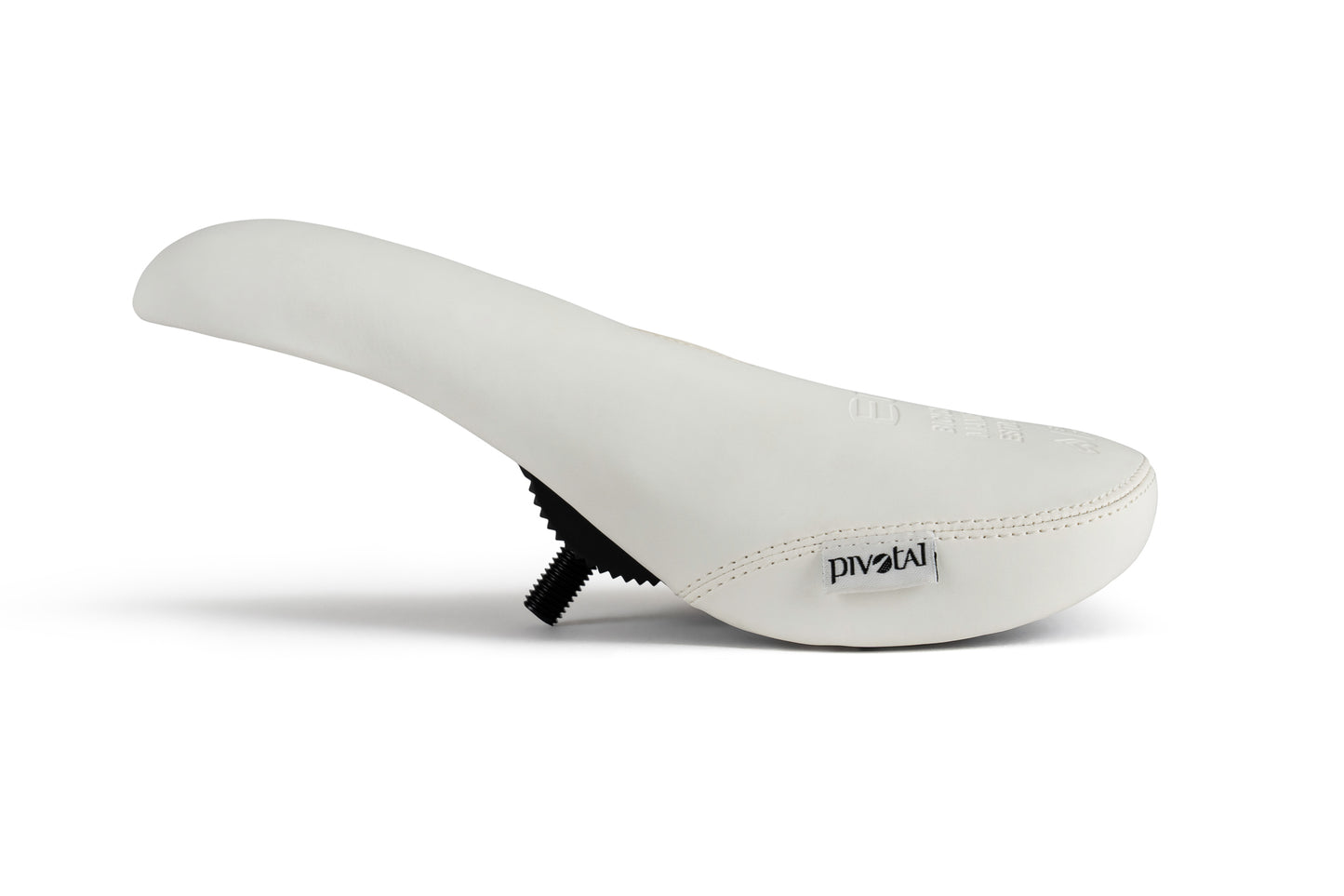 Eclat Bios Leather Slim Pivotal Sattel / Seat White