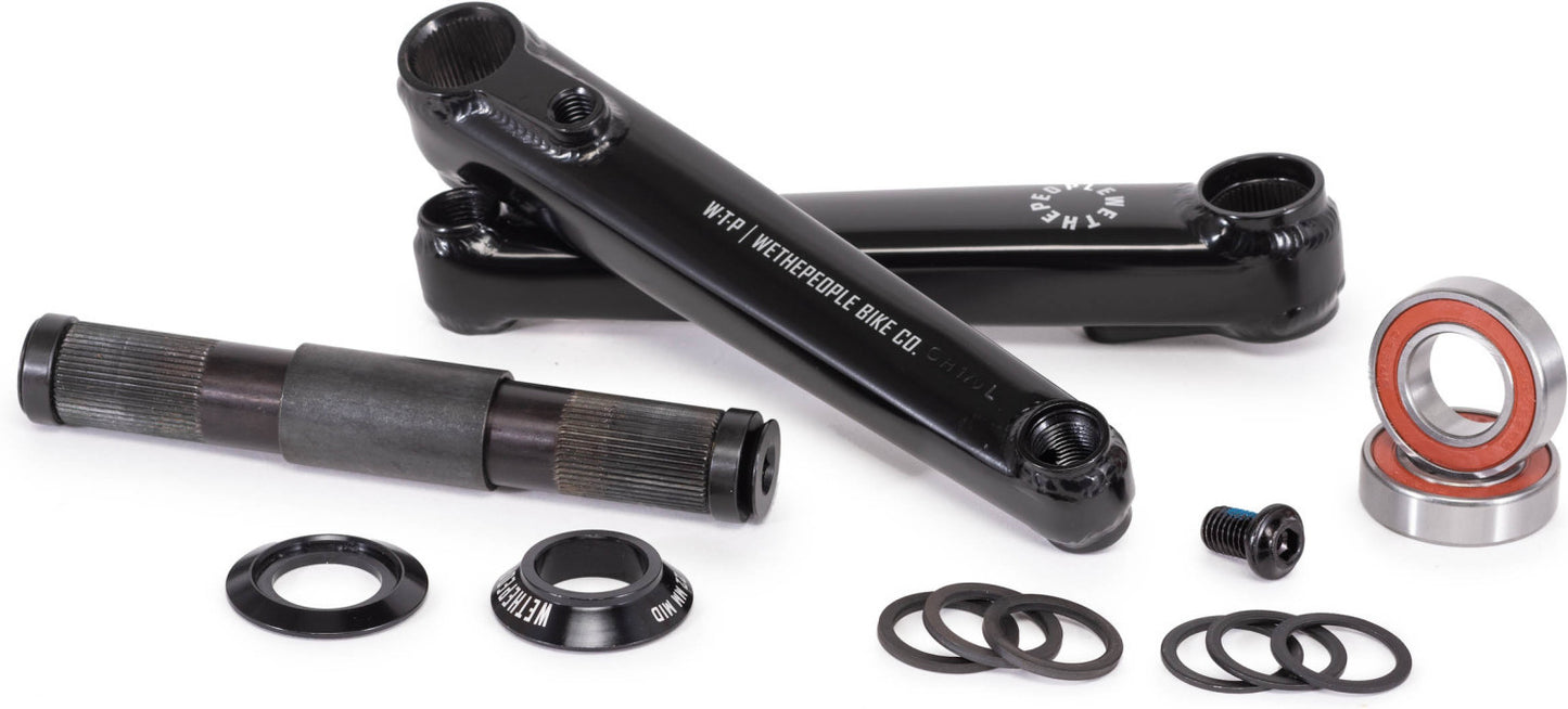 Wethepeople Logic Kurbelset / Crankset Black