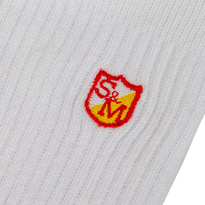 S&M Bikes Block Socken White