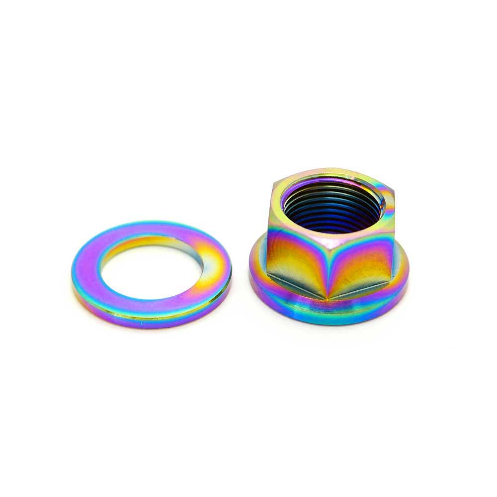 TLC Bikes 14mm Titanium Schraube / Axle Nut