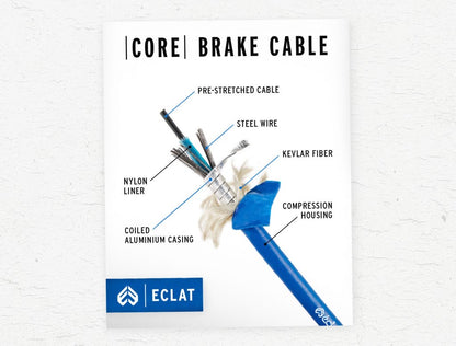 Eclat Core Linear Bremskabel / Brake Cable Black