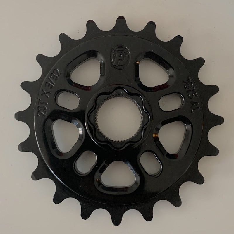 Profile Racing Spline Drive 19mm Kettenblatt / Sprocket 20T Black