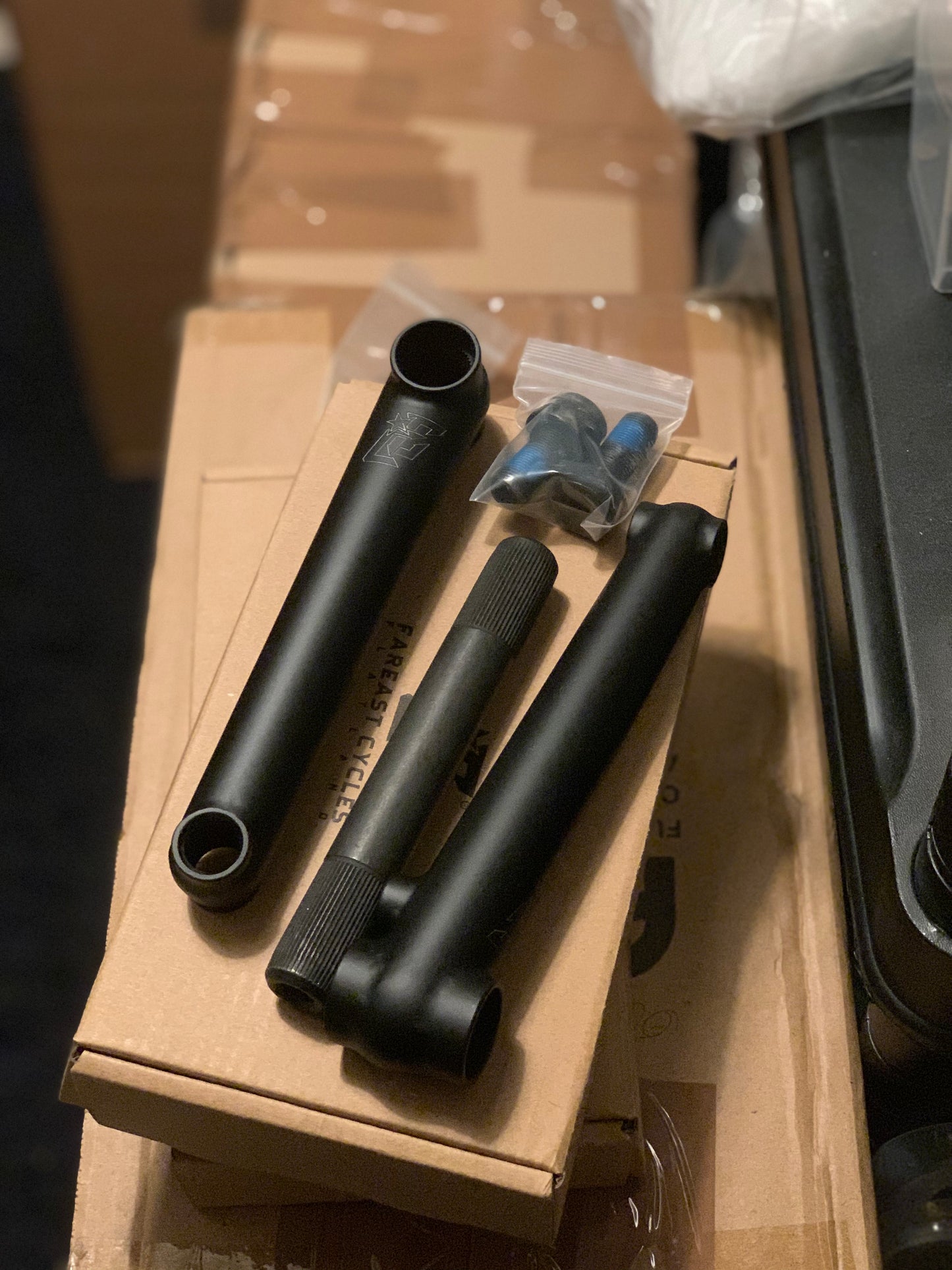 Far East Cycles Flatland Kurbel / Cranks Black