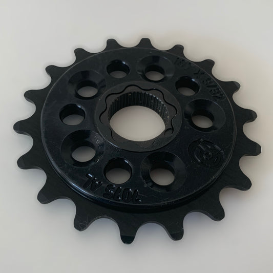 Profile Racing Spline Drive 19mm Kettenblatt / Sprocket 18T Black