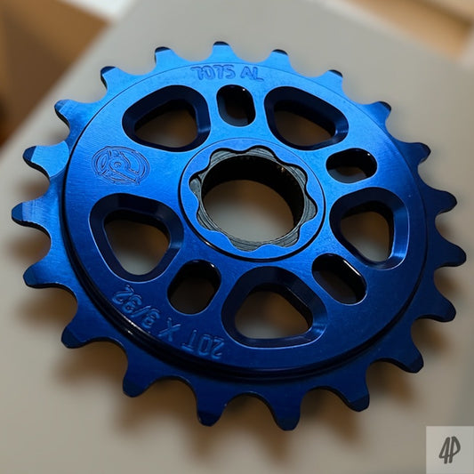 Profile Racing Spline Drive 19mm Kettenblatt / Sprocket 20T Blue