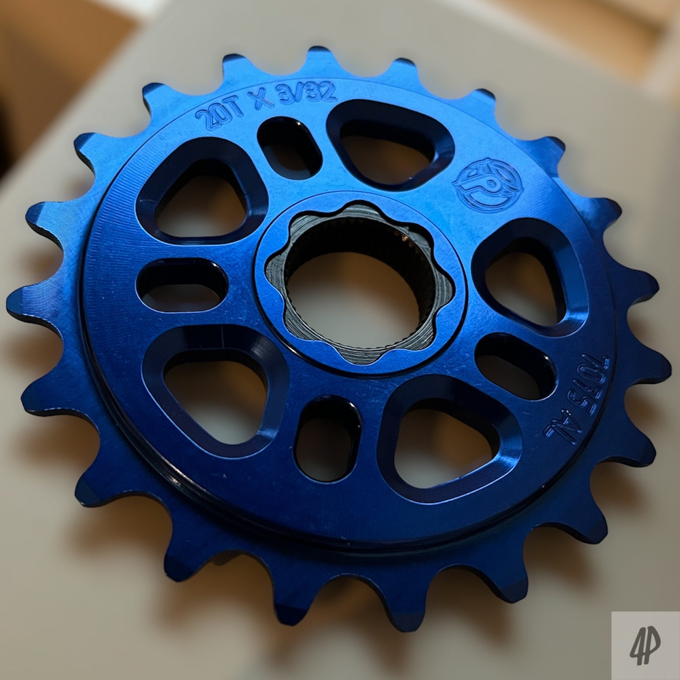 Profile Racing Spline Drive 19mm Kettenblatt / Sprocket 20T Blue