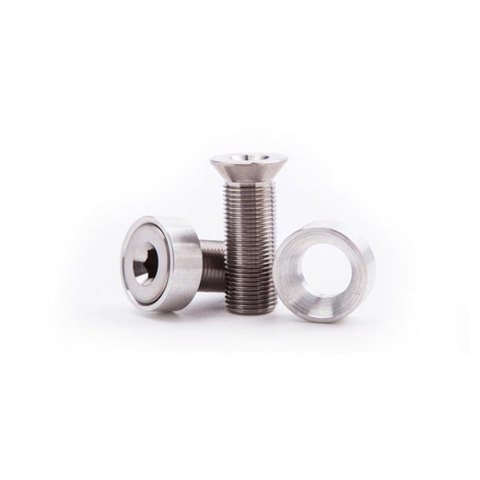 Far East Cycles Titanium Kurbelschrauben / Crank Axle Bolts